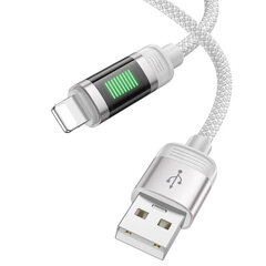Hoco U126 USB-A to Lightning 12W 1,2m hind ja info | Mobiiltelefonide kaablid | kaup24.ee