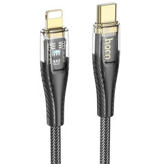 Hoco U121 USB-C to Lightning LED 27W 1,2m цена и информация | Кабели для телефонов | kaup24.ee