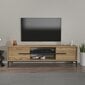 TV alus Asir, 120x43,6x29,6 cm, must/pruun цена и информация | TV alused | kaup24.ee