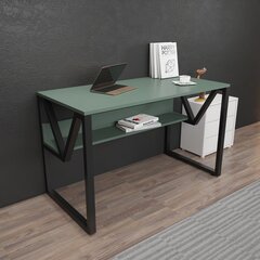 Laud Asir, 120x72,8x60 cm, roheline/must цена и информация | Компьютерные, письменные столы | kaup24.ee