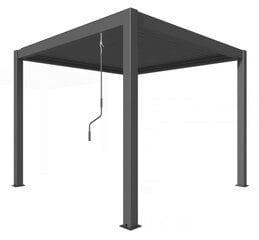 Varikatus Sky Pergola, 3x3m, hall цена и информация | Беседки, навесы, тенты | kaup24.ee