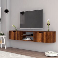TV alus Asir, 160x30x30 cm, tume pruun hind ja info | TV alused | kaup24.ee