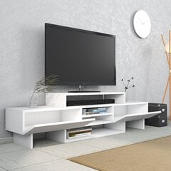 TV alus Asir, 160x48,5x30 cm, valge цена и информация | Тумбы под телевизор | kaup24.ee