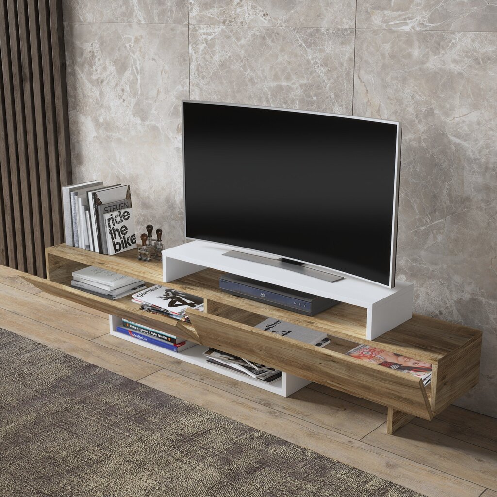 TV alus Asir, 180x42x35 cm, pruun hind ja info | TV alused | kaup24.ee