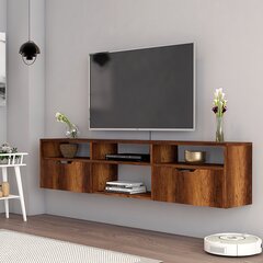 TV alus Asir, 160x35x30 cm, tume pruun hind ja info | TV alused | kaup24.ee