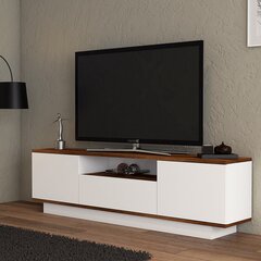 TV alus Asir, 160x45x30 cm, valge/pruun hind ja info | TV alused | kaup24.ee