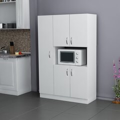 Кухонный шкаф Asir, 90x150x32 см, белый цена и информация | Кухонные шкафчики | kaup24.ee