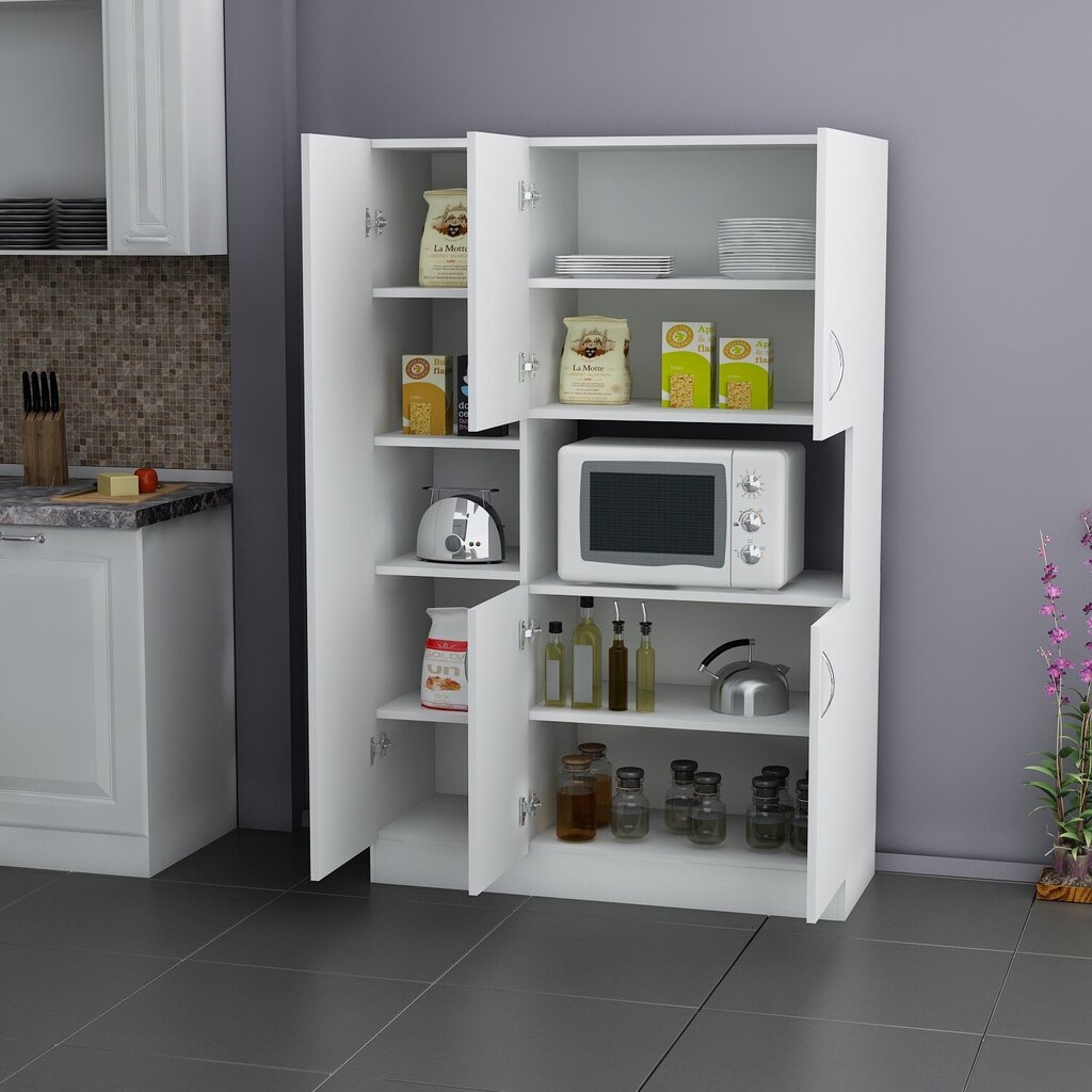 Köögikapp Asir, 90x150x32 cm, valge hind ja info | Köögikapid | kaup24.ee