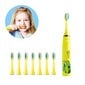 Elektriline hambahari lastele, kollane hind ja info | Elektrilised hambaharjad | kaup24.ee