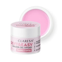 Küünegeel Claresa Soft&Easy Builder Gel Panna Cotta, 12 g hind ja info | Küünelakid, küünetugevdajad | kaup24.ee