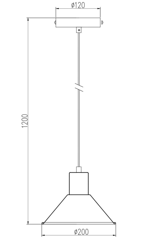 Ripplamp G.Lux GT-650-1S Ela hind ja info | Rippvalgustid | kaup24.ee