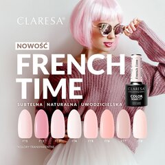 Geel küünelakk Claresa Color Soak Off French Time 7, 5 g цена и информация | Лаки для ногтей, укрепители для ногтей | kaup24.ee