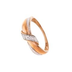 Kuldsõrmus teemandiga naistele hind ja info | Sõrmused | kaup24.ee