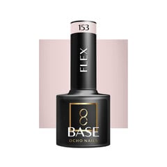 Geellaki alus Ocho Nails Base Flex 153, 5 g hind ja info | Küünelakid, küünetugevdajad | kaup24.ee