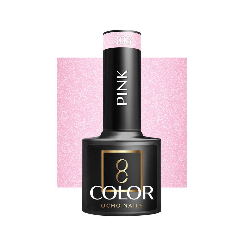 Hübriid küünelakk Ocho Nails Color Pink 303, 5 g hind ja info | Küünelakid, küünetugevdajad | kaup24.ee