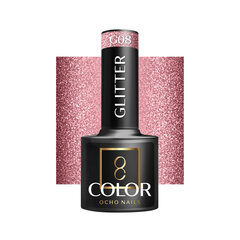 Hübriid küünelakk Ocho Nails Color Glitter G08, 5 g цена и информация | Лаки для ногтей, укрепители для ногтей | kaup24.ee