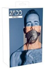 Маска для лица с надувным мундштуком Zado, черная цена и информация | БДСМ и фетиш | kaup24.ee