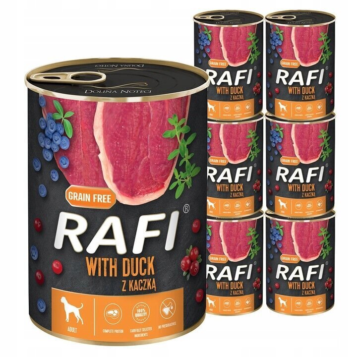 Konserv Rafi pardilihaga, 400 g, 24 tk hind ja info | Konservid koertele | kaup24.ee