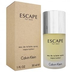Tualettvesi Calvin Klein Escape EDT meestele 30 ml цена и информация | Мужские духи | kaup24.ee
