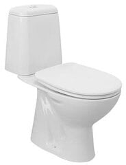 Kompaktne WC-pott Riga, nupp 3/6l, vertikaalne loputus ja prill-laud цена и информация | Унитазы | kaup24.ee