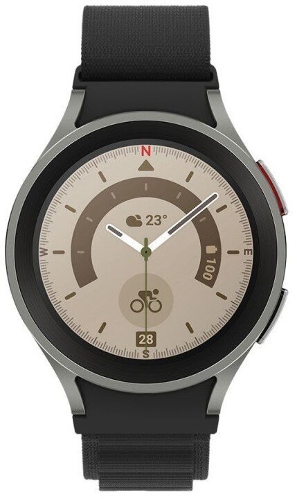 Tech-Protect kellarihm Nylon Pro Samsung Galaxy Watch 4/5/5 Pro, must, 3 tk цена и информация | Nutikellade ja nutivõrude tarvikud | kaup24.ee