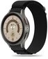 Tech-Protect kellarihm Nylon Pro Samsung Galaxy Watch 4/5/5 Pro, must, 3 tk hind ja info | Nutikellade ja nutivõrude tarvikud | kaup24.ee