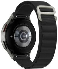 Tech-Protect ремешок для часов Nylon Pro Samsung Galaxy Watch 4/5/5 Pro, черный KMP-3-ND-249229, 3 шт цена и информация | Аксессуары для смарт-часов и браслетов | kaup24.ee