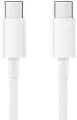 Xiaomi Mi kaabel USB-C - USB-C 1,5m, valge, 2 tk hind ja info | Mobiiltelefonide kaablid | kaup24.ee