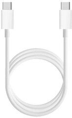 Xiaomi Mi kaabel USB-C - USB-C 1,5m, valge, 2 tk hind ja info | Mobiiltelefonide kaablid | kaup24.ee