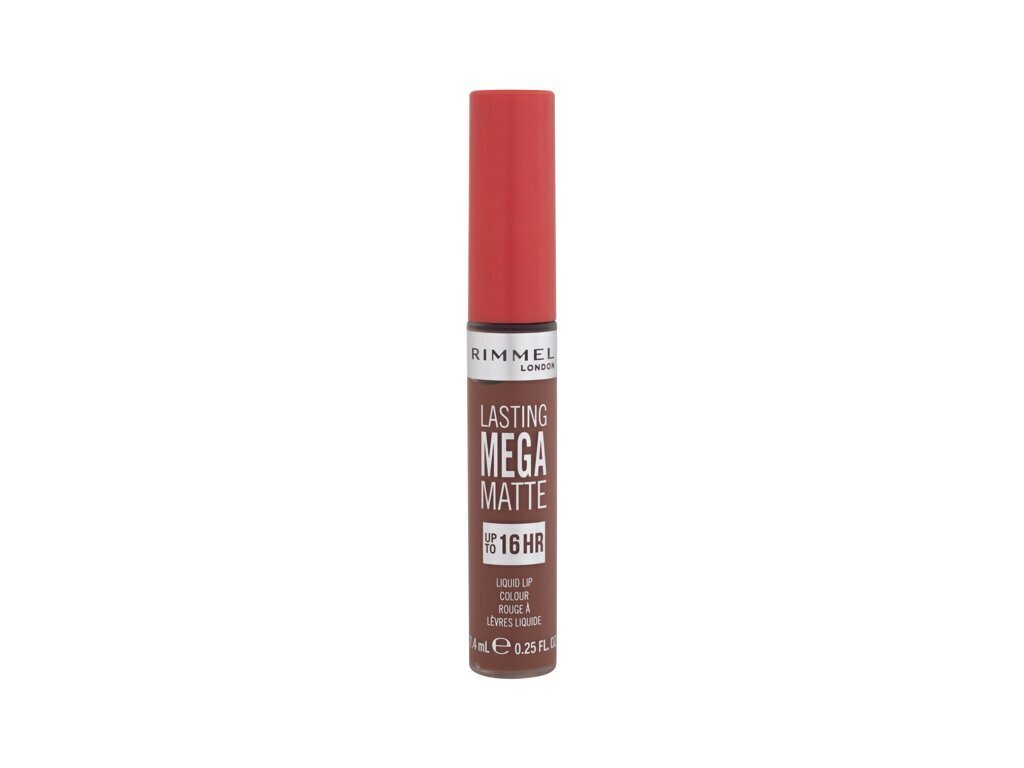 Huulepulk Rimmel London Lasting Mega Matte vedel huulevärv, Lovebite, 7,4 ml hind ja info | Huulepulgad, -läiked, -palsamid, vaseliin | kaup24.ee