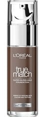 Тональный крем L&#39;Oreal Paris True Match Liquid Foundation, 12N Ebony, 30 мл цена и информация | Пудры, базы под макияж | kaup24.ee