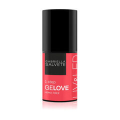 Geel-küünelakk Gabriella Salvete GeLove UV &amp; LED, 08 Red Flag, 8 ml цена и информация | Лаки для ногтей, укрепители для ногтей | kaup24.ee