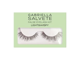 Клеящиеся ресницы Gabriella Salvete False Eyelash Kit Bold, Light &amp; Wispy, 1 шт. цена и информация | Накладные ресницы, керлеры | kaup24.ee