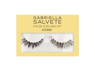 Клеящиеся ресницы Gabriella Salvete False Eyelash Kit, Iconic, 1 шт. цена и информация | Накладные ресницы, керлеры | kaup24.ee