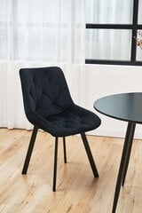 2 tooli Akord SJ.33, musta värvi hind ja info | Söögilaua toolid, köögitoolid | kaup24.ee