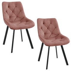 2 tooli Akord SJ.33, roosa, komplektis hind ja info | Söögitoolid, baaritoolid | kaup24.ee