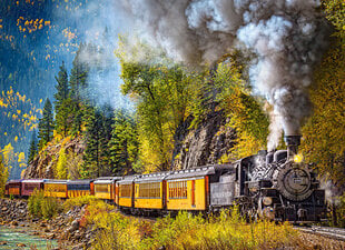 Pusle Castorland Steam train trip, 300-osaline цена и информация | Пазлы | kaup24.ee