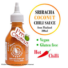 Kuum tšillikaste Flying Goose Brand Sriracha Coconut, 200ml hind ja info | Kastmed | kaup24.ee