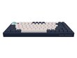 Klaviatuur Dark Project KD83A Ivory / Navy Blue - RGB ANSI (ENG) цена и информация | Klaviatuurid | kaup24.ee