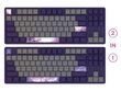 Klaviatuur Dark Project One - 87 Violet Horizons RGB ANSI (ENG/UA) hind ja info | Klaviatuurid | kaup24.ee
