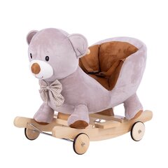 кресло-качалка с колесиками, плюшевый мишка цена и информация | Детские диваны, кресла | kaup24.ee