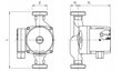 Tsirkulatsioonipump CRS25/40-180 цена и информация | Puhta vee pumbad | kaup24.ee