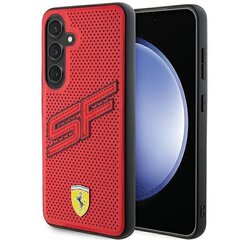 Ferrari FEHCS24MPINR S24+ S926 czerwony|red hardcase Big SF Perforated цена и информация | Чехлы для телефонов | kaup24.ee