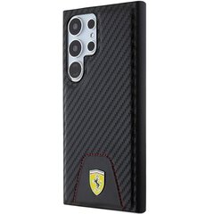 FerrariFEHCS24LN3PUK S24 Ultra S928 czarny|black hardcase Carbon Stitched Bottom цена и информация | Чехлы для телефонов | kaup24.ee