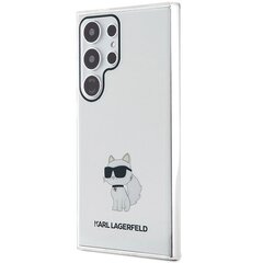 Original Pouch KARL LAGERFELD hardcase IML Choupette KLHCS24LHNCHTCT for Samsung Galaxy S24 Ultra transparent цена и информация | Чехлы для телефонов | kaup24.ee