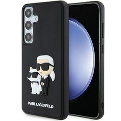 Original Pouch KARL LAGERFELD  hardcase 3D Rubber Karl&Choupette KLHCS24M3DRKCNK for Samsung Galaxy S24 Plus black цена и информация | Чехлы для телефонов | kaup24.ee