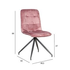 Tool Rimini, roosa, 2 tk hind ja info | Söögilaua toolid, köögitoolid | kaup24.ee