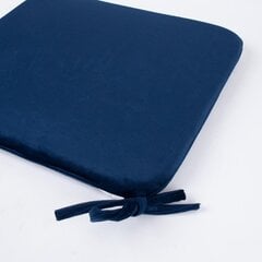 Комплект из 2 подушек Velvet 2 на стул 39x39см, синяя цена и информация | Декоративные подушки и наволочки | kaup24.ee
