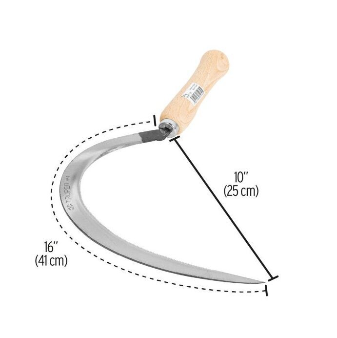 Sakiline sirp, 405 mm Truper, 3 tk hind ja info | Käsitööriistad | kaup24.ee