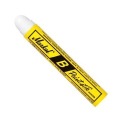 Твердый маркер Markal B Paintstik, 17мм, белый, 10 шт цена и информация | Механические инструменты | kaup24.ee